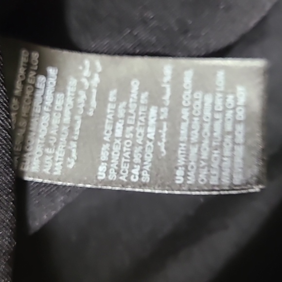 Chicos travelers size 2 12/14 black shirt - Picture 5 of 12